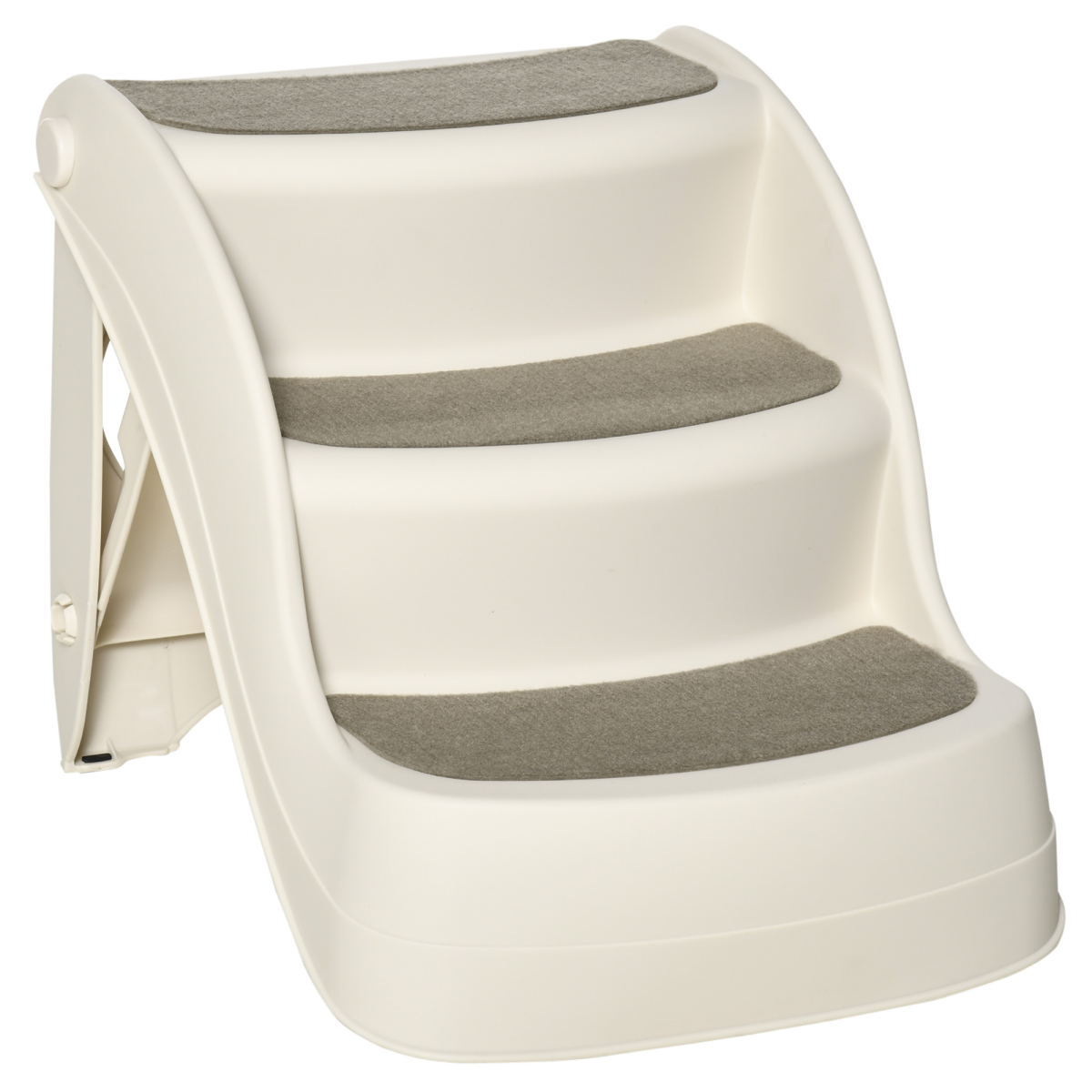 cortex-london-windsor-cream-portable-dog-steps-three-step-pet-stairs