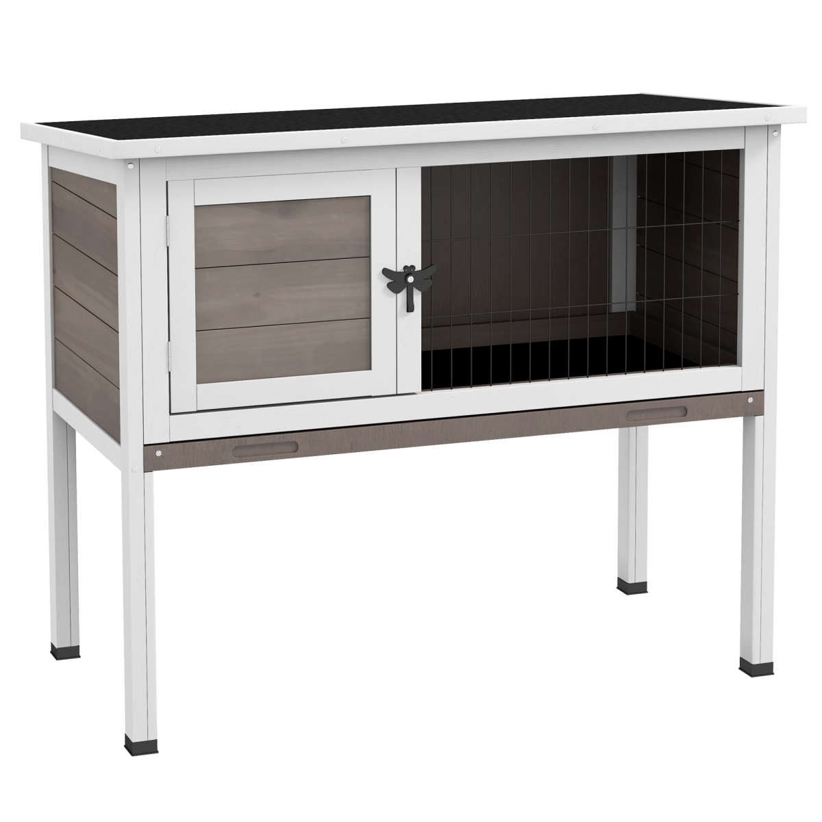 cortex-london-windsor-elevated-wooden-rabbit-hutch-indoor-outdoor-asphalt-roof-removable-tray
