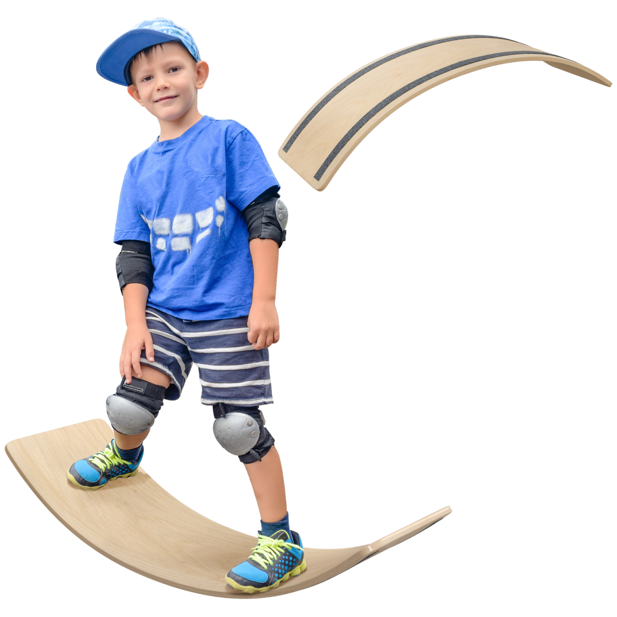 cortex-london-windsor-kids-wooden-balance-board-natural-pine-wood-multilayer-board-ages-3-8
