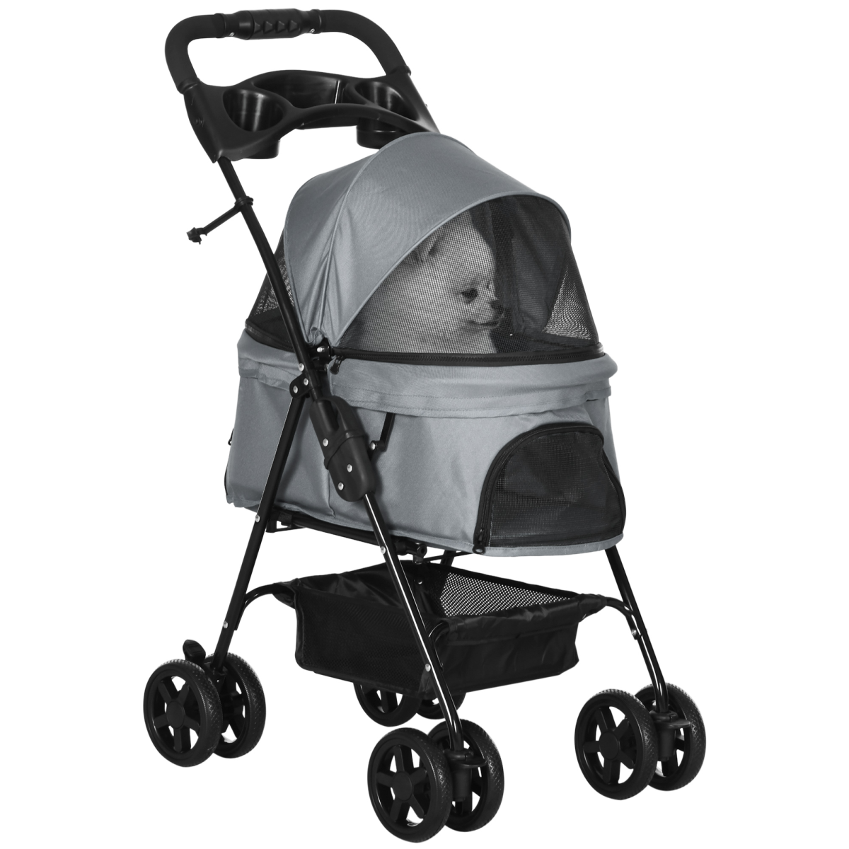 cortex-london-windsor-no-zip-foldable-pet-travel-stroller