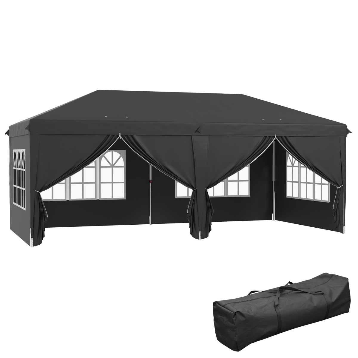 cortex-london-windsor-3-x-6m-adjustable-pop-up-gazebo-black-sidewalls