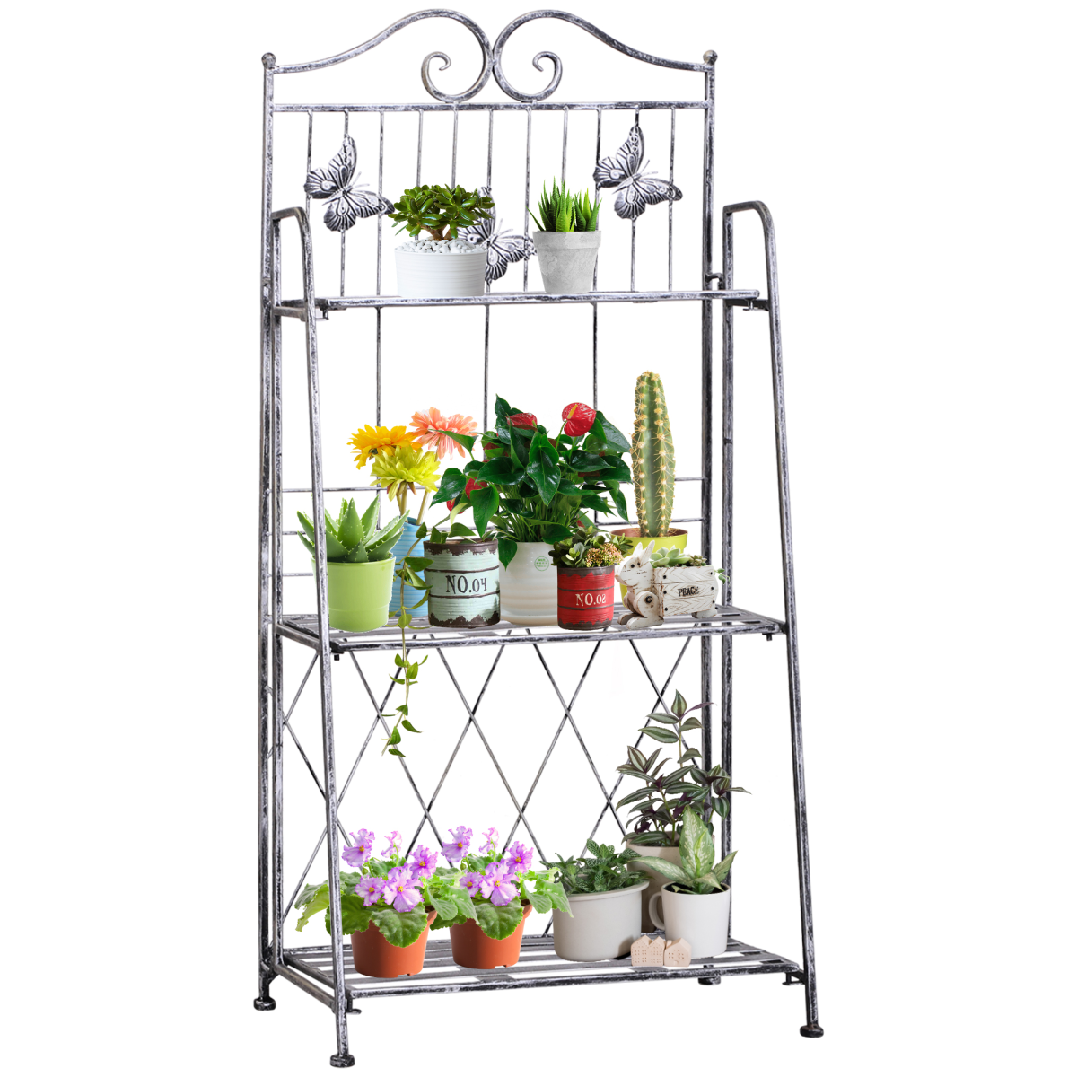 cortex-london-kensington-three-tier-metal-folding-plant-stand