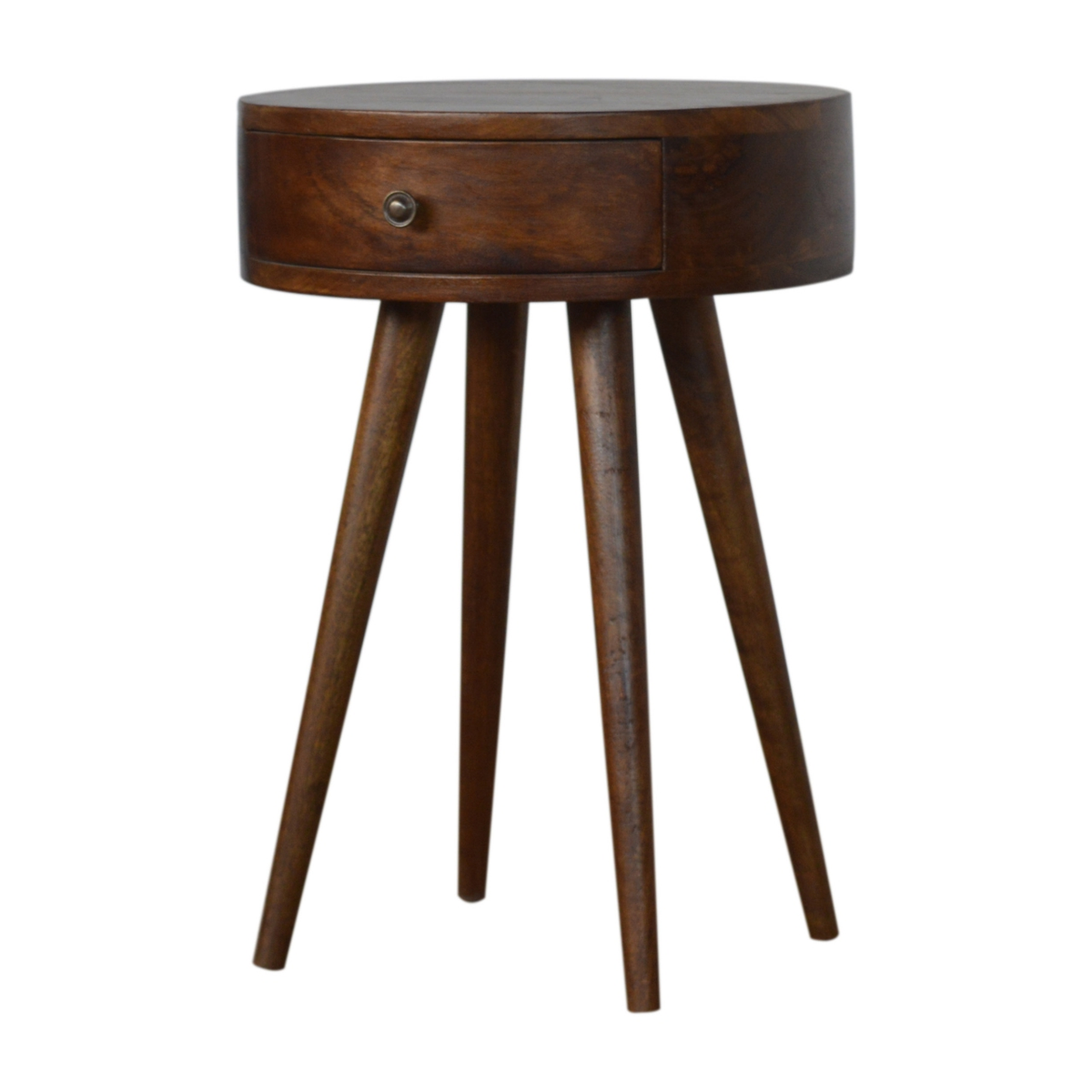 cortex-london-windsor-nordic-chestnut-circular-bedside-solid-mango-wood-one-drawer