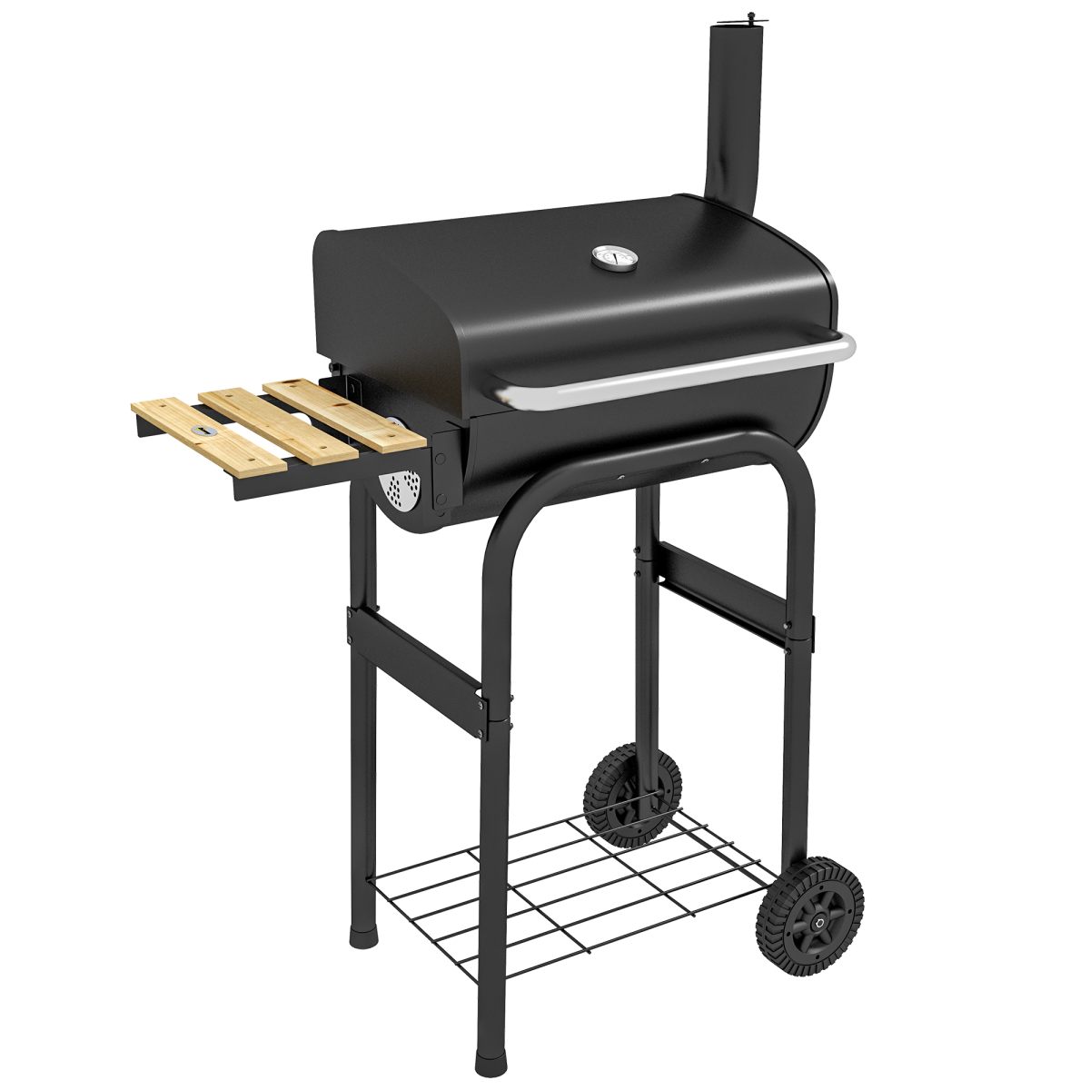 cortex-london-windsor-charcoal-barbecue-grill-trolley-black-nature-wood-finish