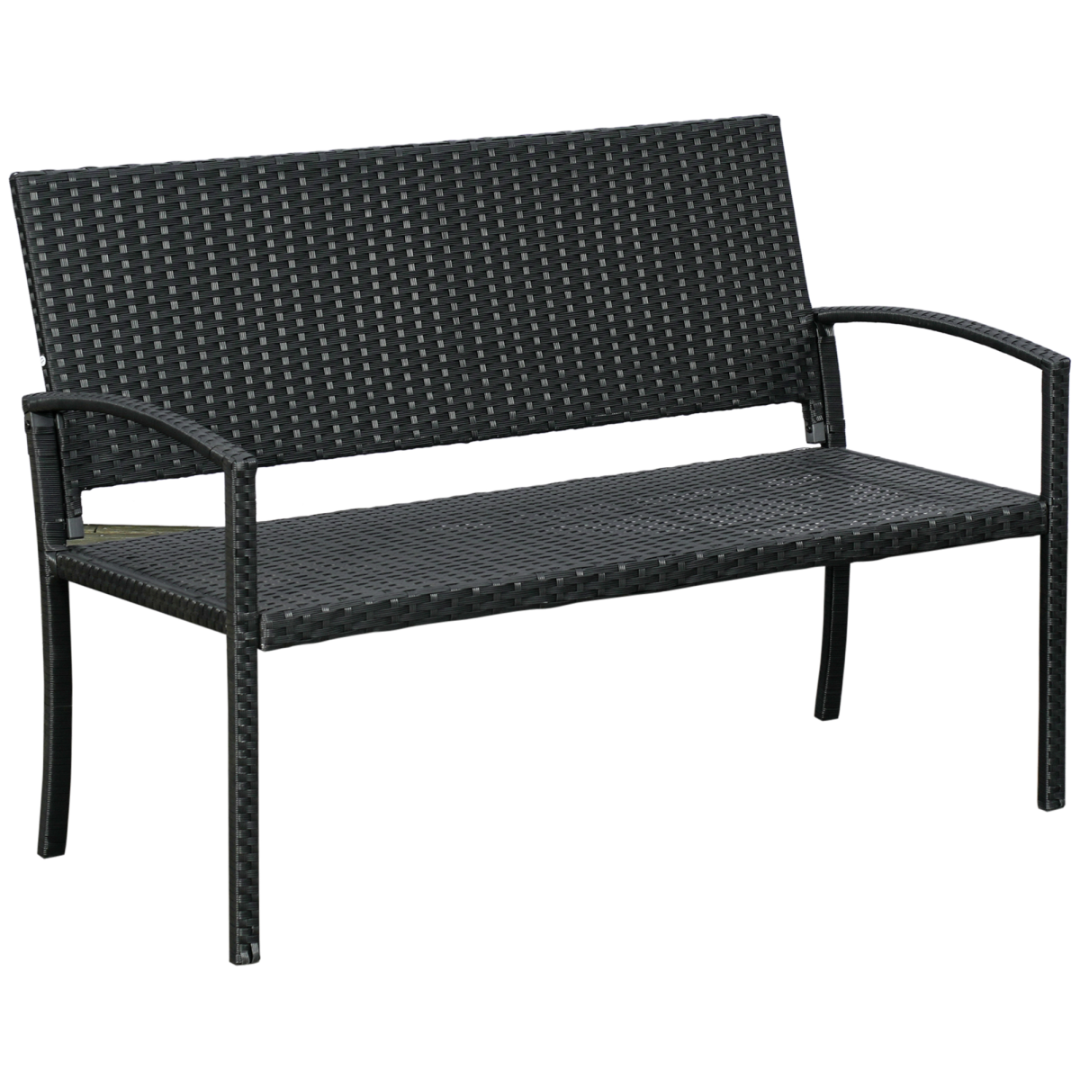 cortex-london-windsor-rattan-two-seater-garden-bench-black