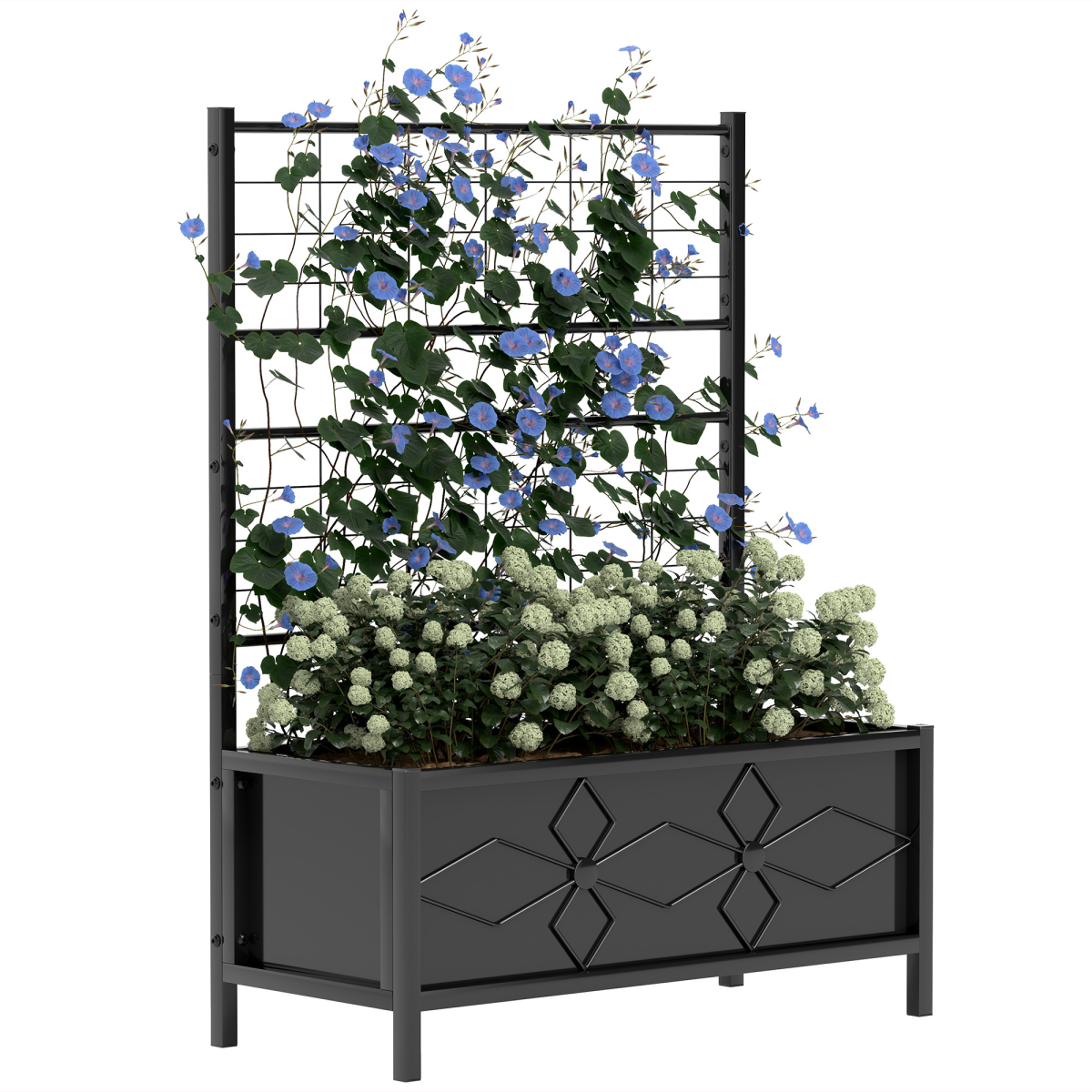 cortex-london-york-black-galvanised-steel-trellis-climbing-plants