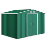 cortex-london-windsor-9x6-ft-metal-garden-storage-shed-green