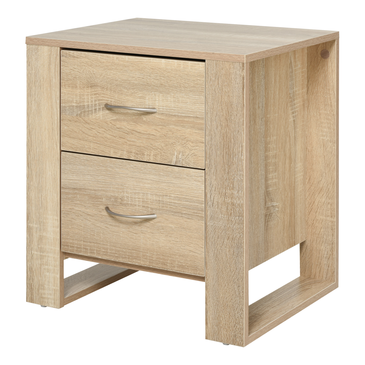 cortex-london-windsor-natural-two-drawer-particle-board-bedside-table