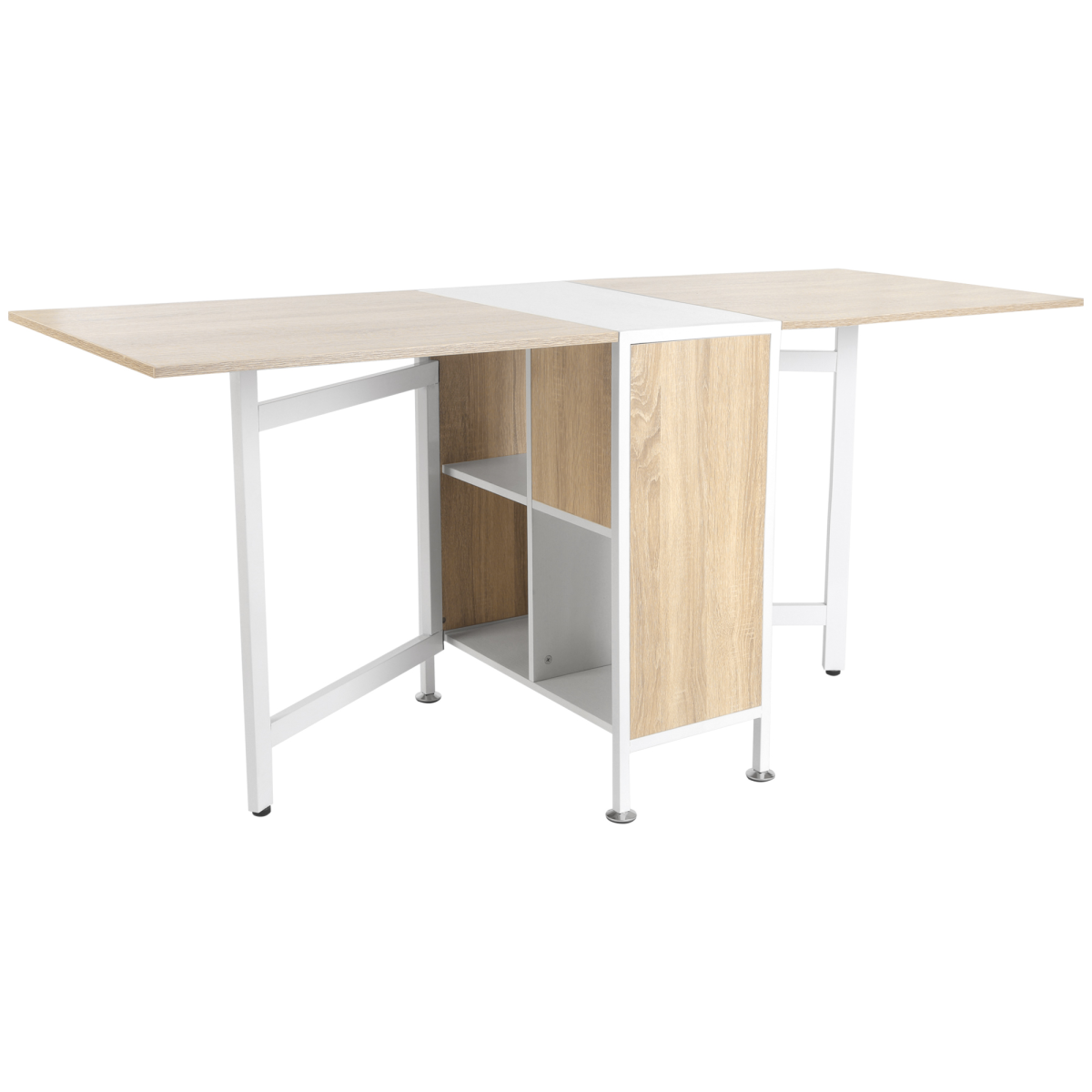 cortex-london-windsor-folding-table-computer-desk-oak-white-storage-shelves