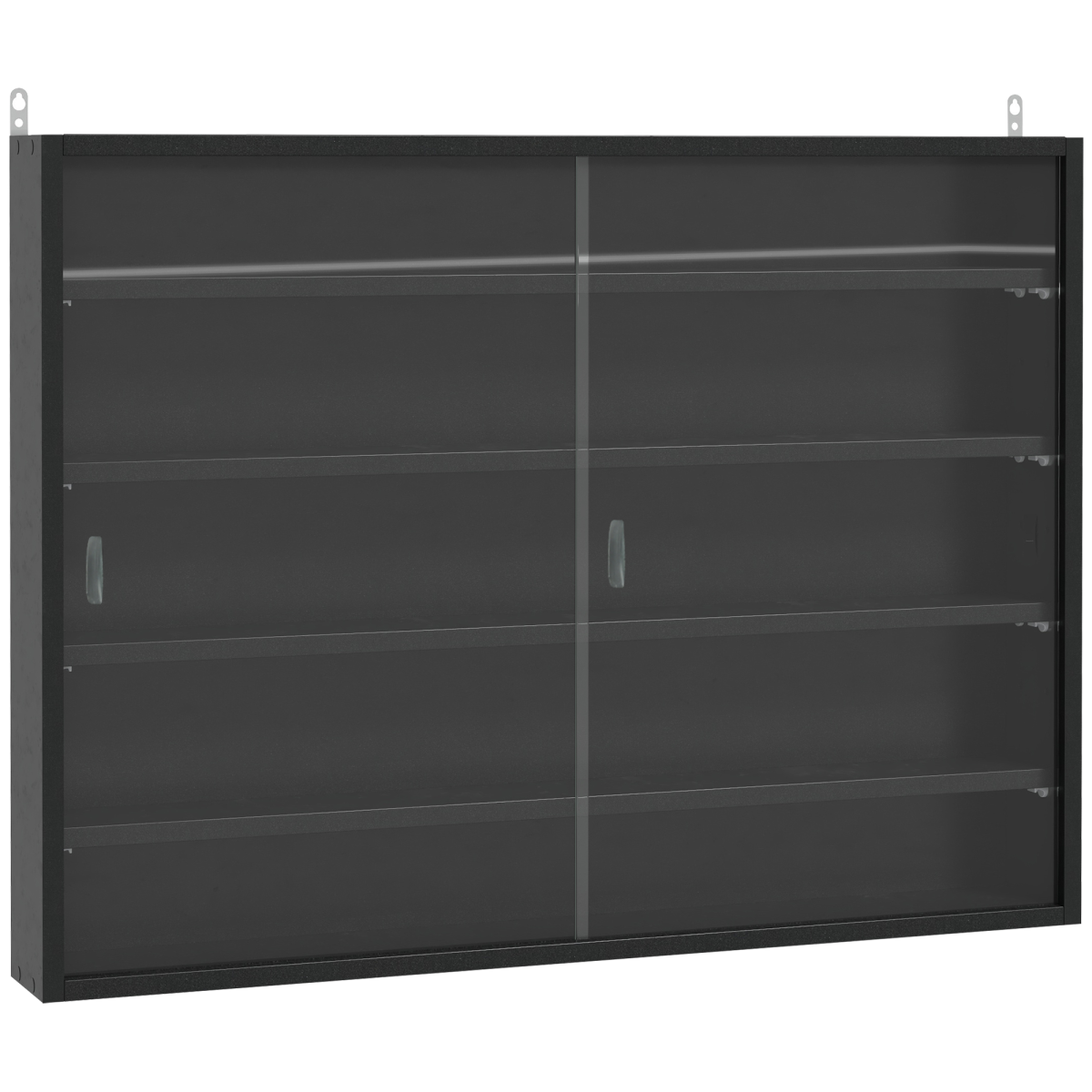 cortex-london-westminster-five-tier-wall-display-cabinet-black-glass-doors