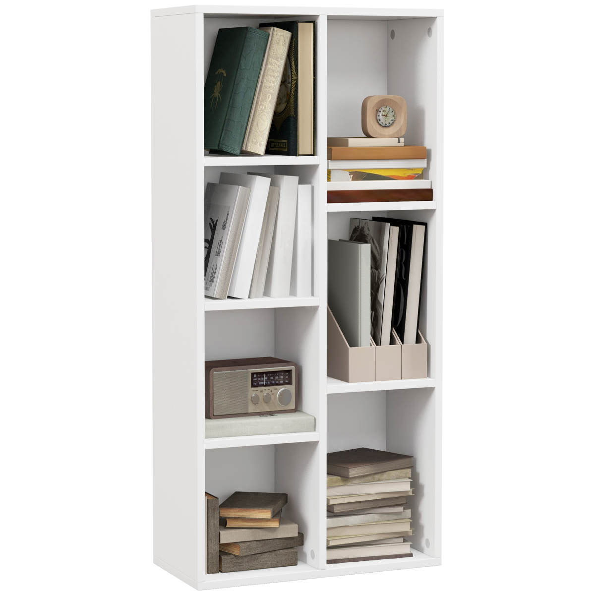 cortex-london-windsor-seven-cube-white-bookcase-particleboard