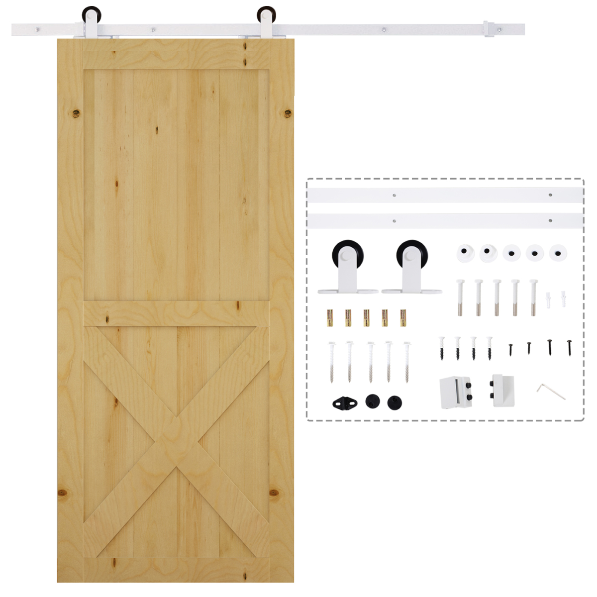 cortex-london-york-6ft-modern-carbon-steel-sliding-door-track-kit-white