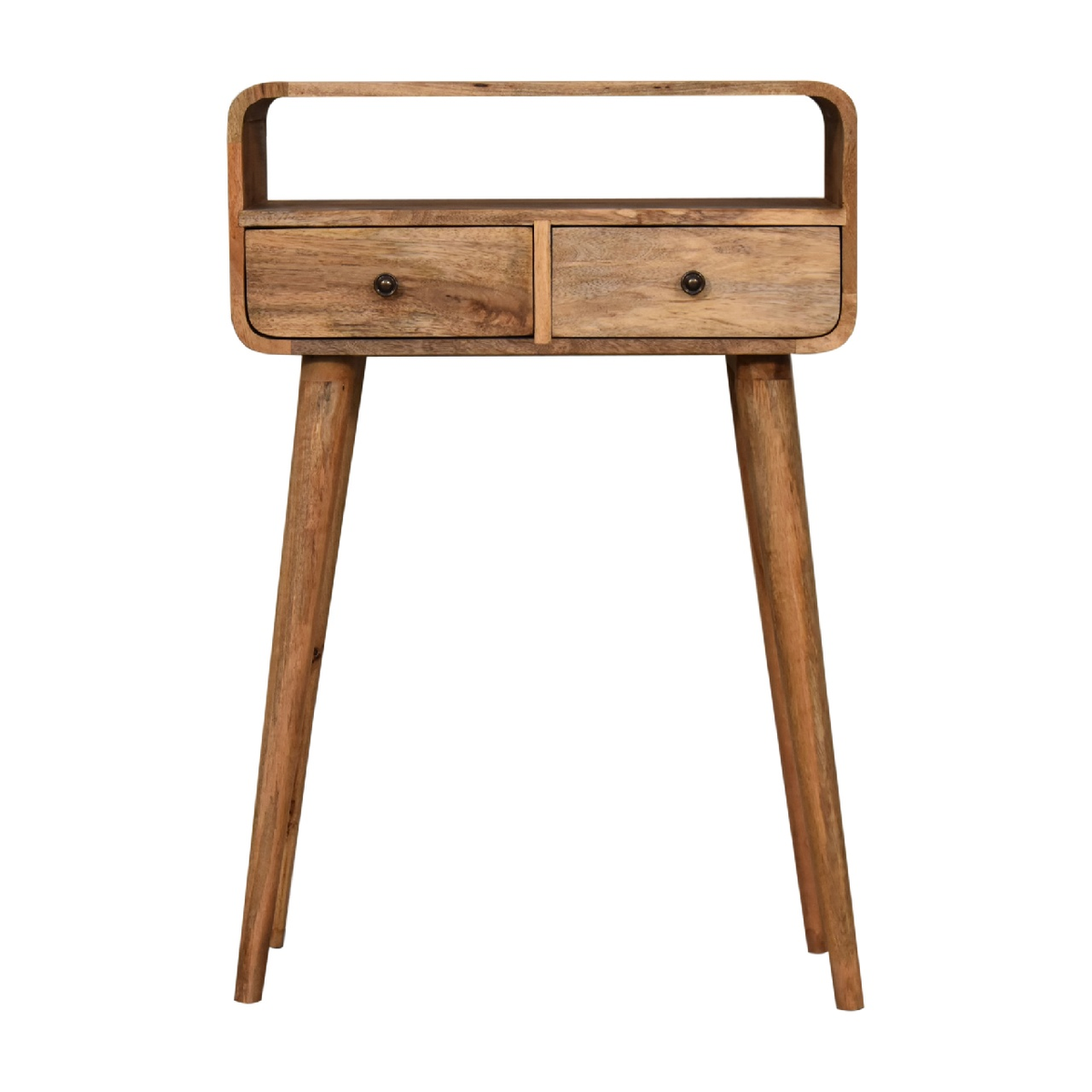 cortex-london-york-oakish-mango-wood-console-table-two-drawers-open-slot-brown