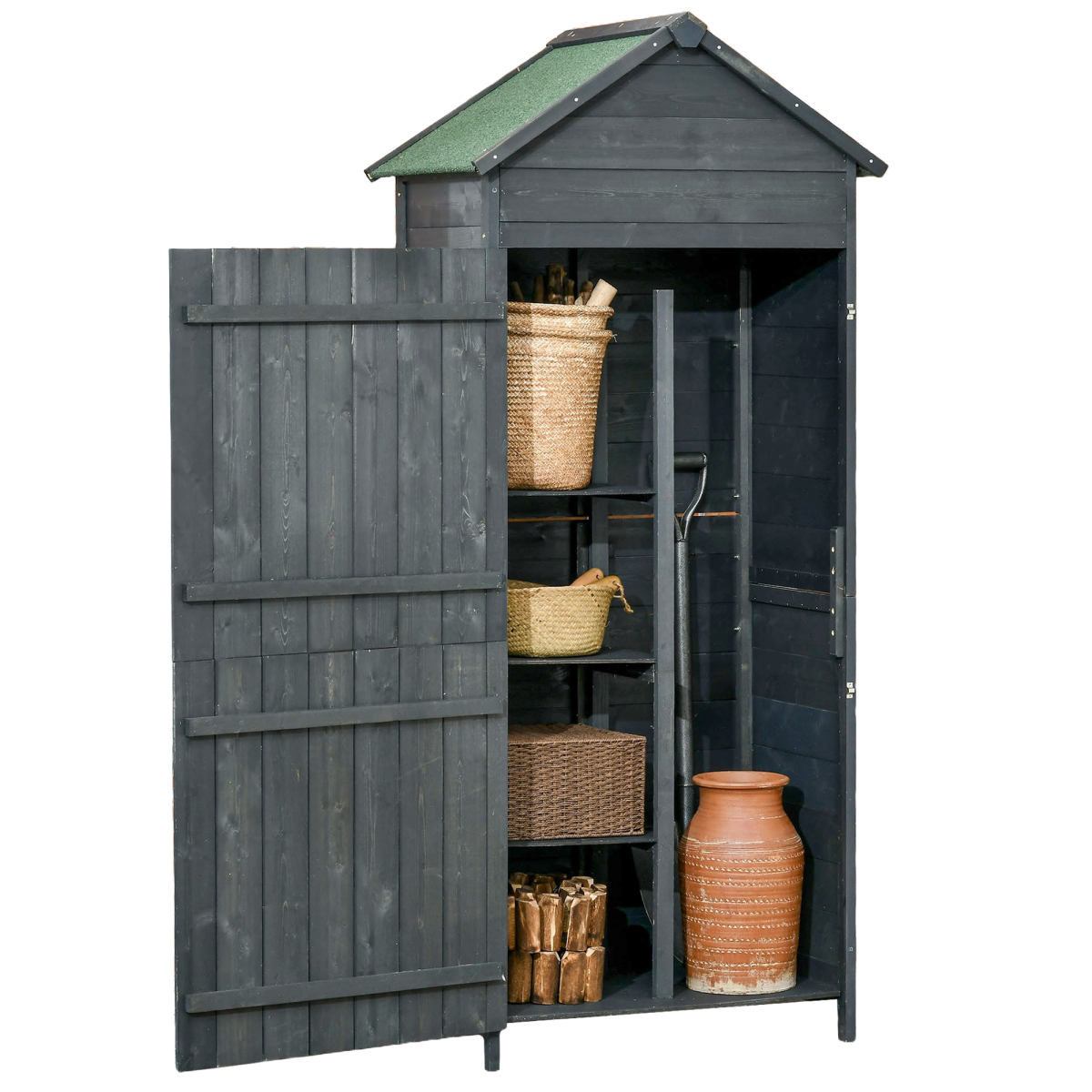 cortex-london-windsor-fir-wood-garden-storage-cabinet-grey