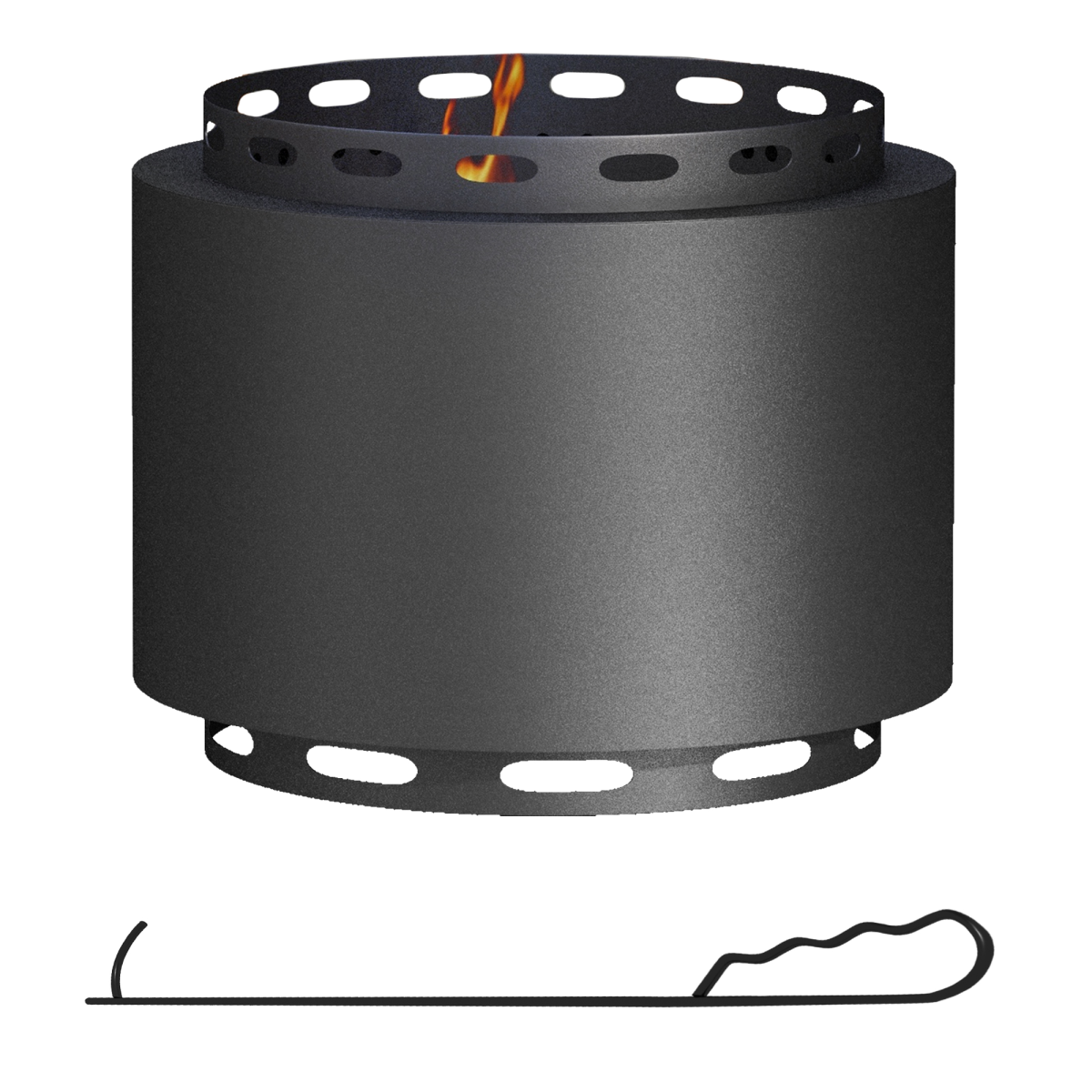 cortex-london-windsor-smokeless-wood-burning-metal-fire-pit-black