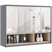 cortex-london-windsor-grey-wall-mounted-mirrored-bathroom-cabinet-mdf-glass-eight-compartment-storage-shelves