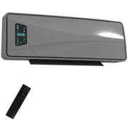 HOMCOM 2000W Ceramic Electric Heater with Fan, Adjustable Thermostat, Wall Mounted - Grey
