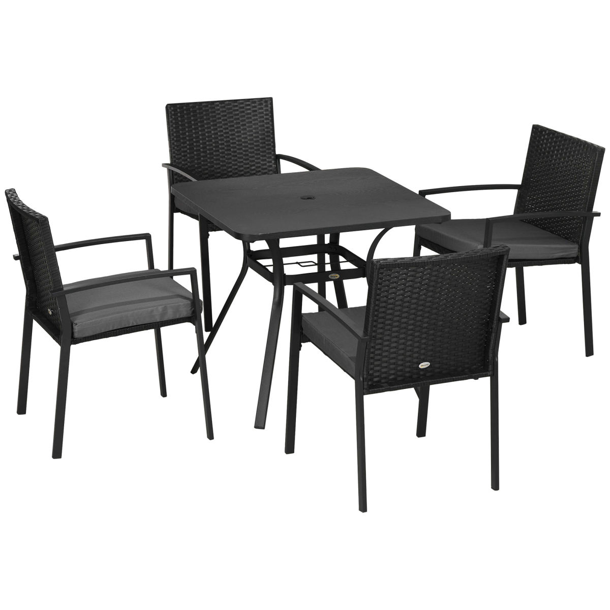 cortex-london-windsor-four-seater-rattan-garden-dining-set-black
