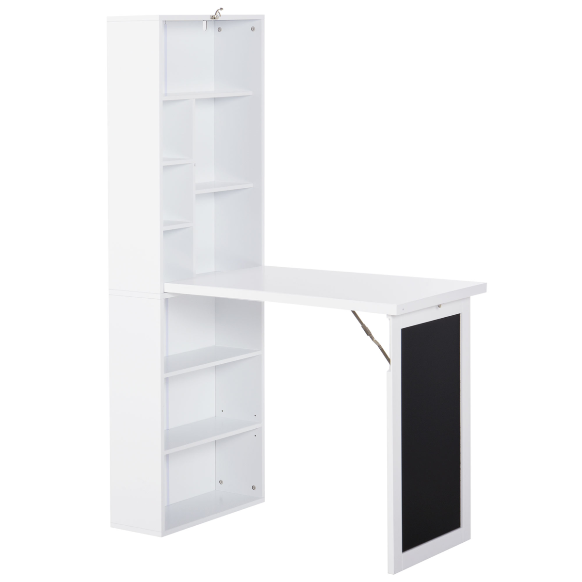 cortex-london-york-folding-desk-blackboard-workstation-nine-compartment-bookcase