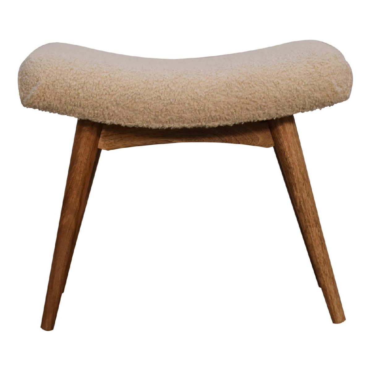cortex-london-york-boucle-cream-curved-bench-solid-mango-wood