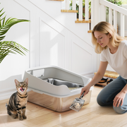 cortex-london-windsor-xxl-stainless-steel-cat-litter-box-grey