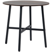 cortex-london-windsor-80cm-round-kitchen-dining-table-wood-effect-top-black-frame-steel-frame