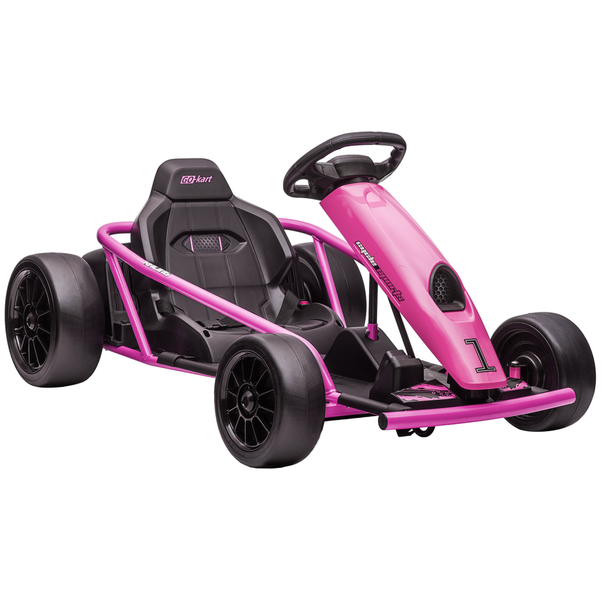 cortex-london-windsor-24v-pink-kids-electric-drift-go-kart