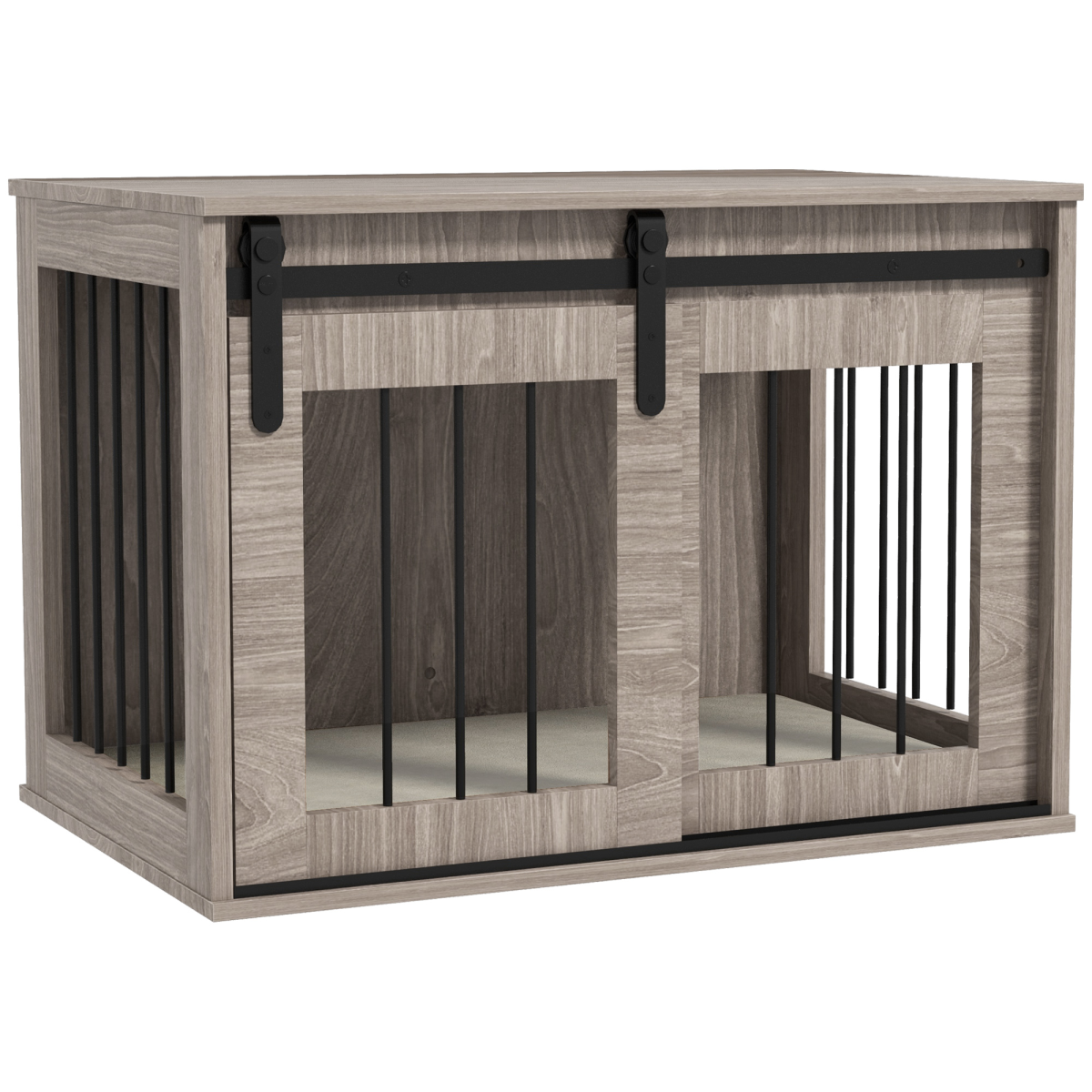 cortex-london-windsor-dog-crate-side-table-removable-cushion-brown-beige