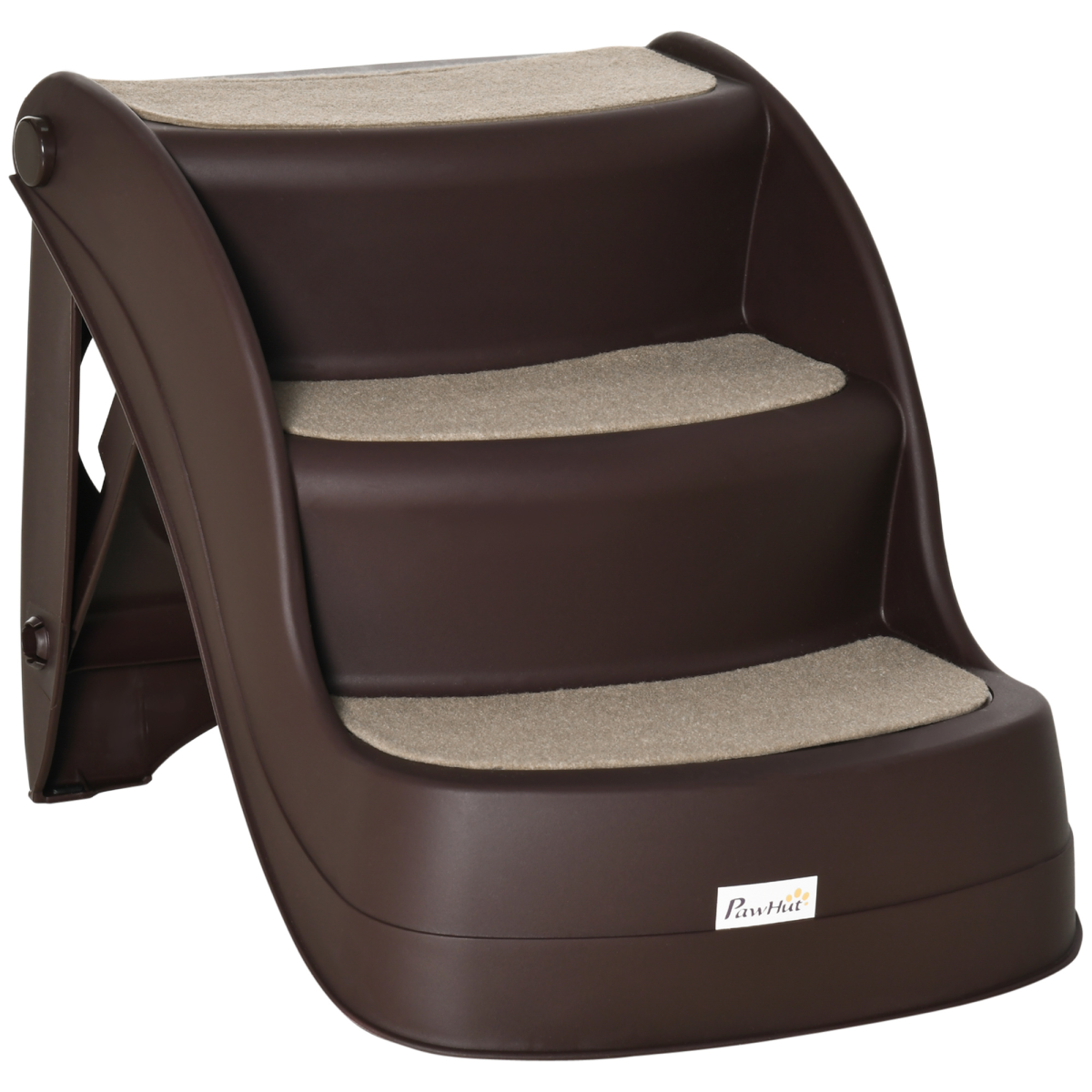 cortex-london-windsor-portable-three-step-dog-stairs-brown