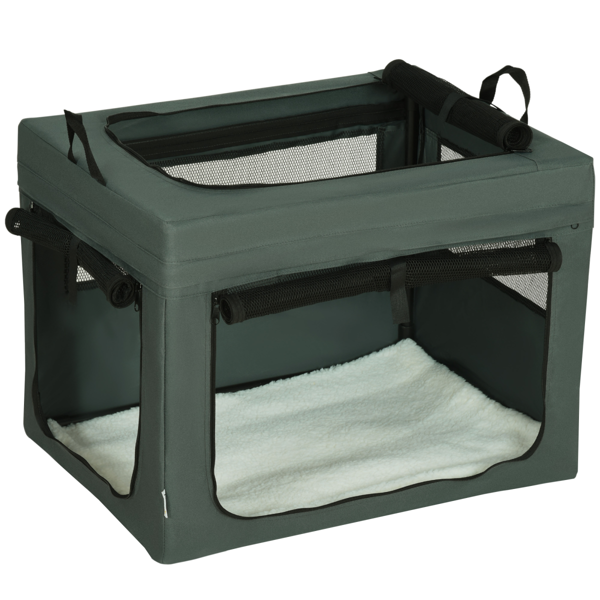 cortex-london-windsor-69cm-foldable-pet-carrier-grey