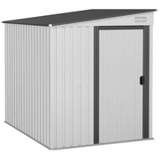 cortex-london-windsor-outsunny-5-x-7ft-white-lean-to-metal-garden-shed