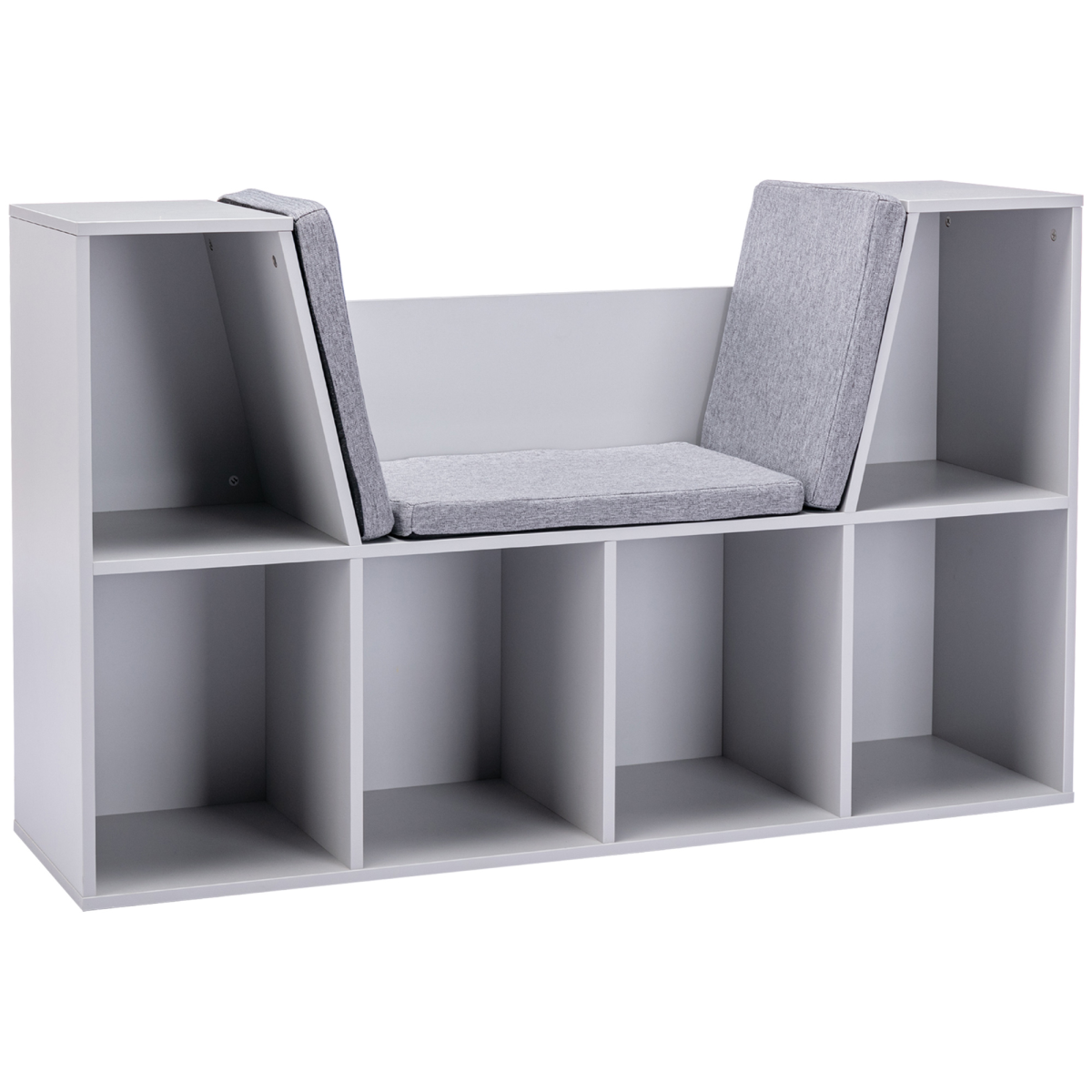 cortex-london-windsor-kids-storage-cabinet-six-compartments-grey-homcom