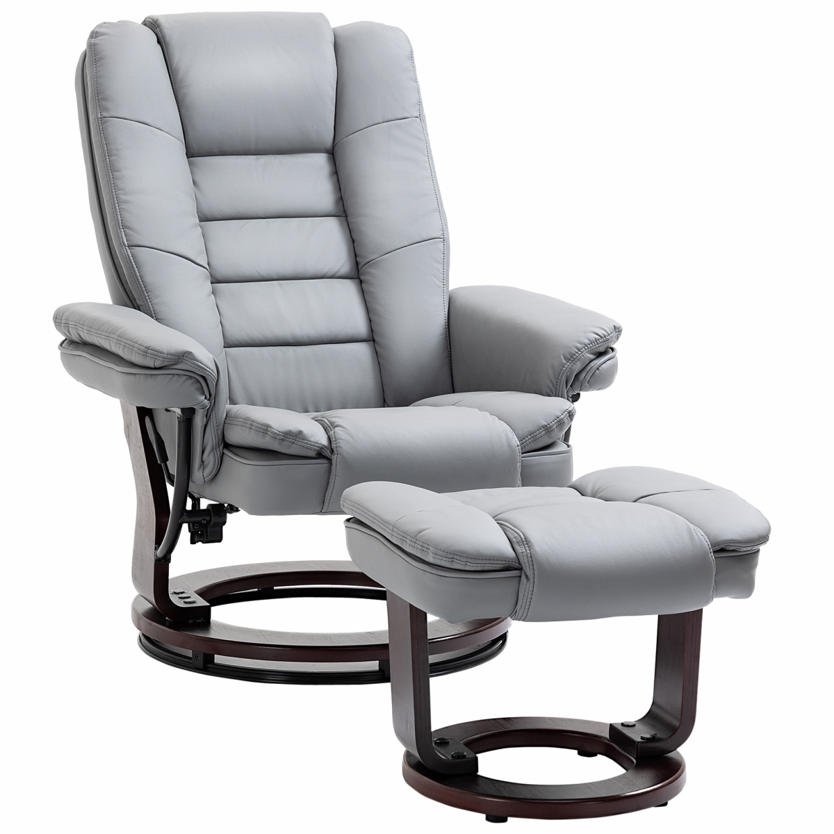 cortex-london-york-grey-swivel-manual-recliner-footrest-set-wood-base