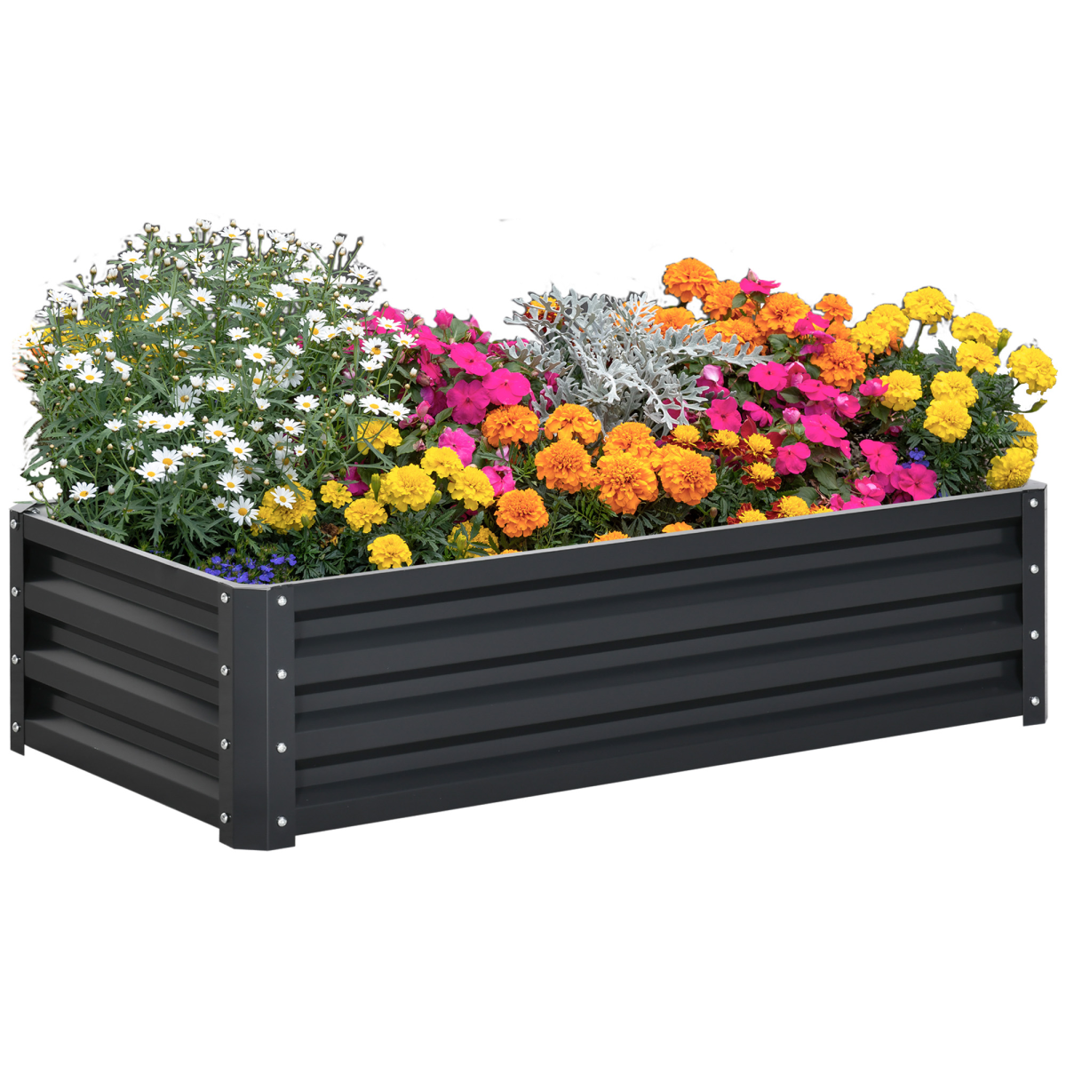 cortex-london-york-raised-garden-bed-steel-planter-grey-120-x-60cm
