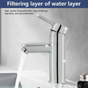 Cisivis Cloakroom Modern Bathroom Basin Sink Mono Chrome Mixer Tap Waste New