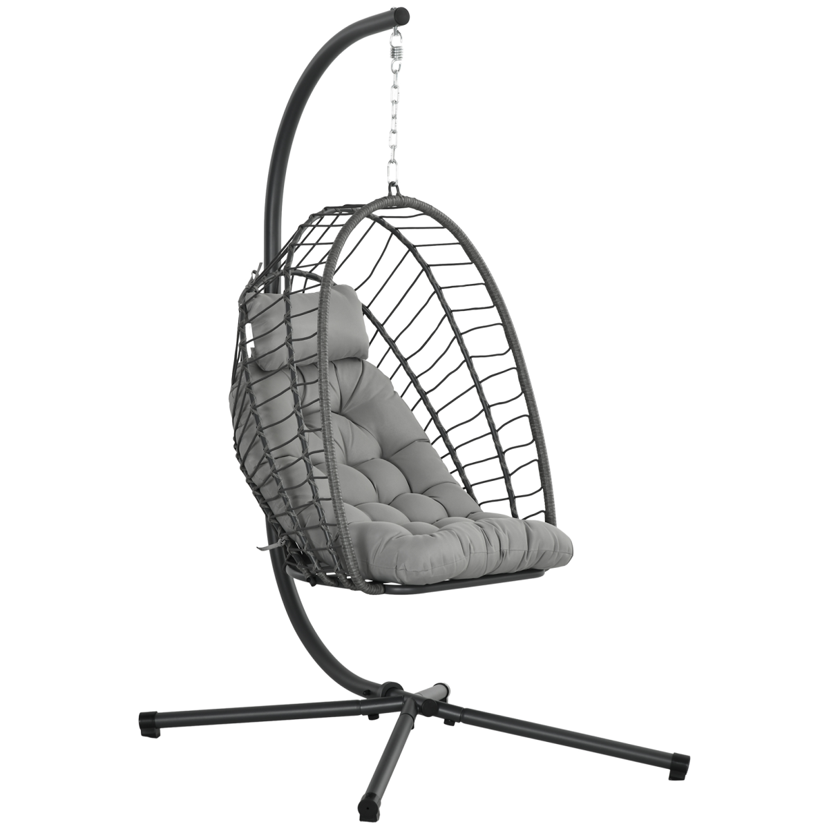 cortex-london-kensington-grey-rattan-hanging-swing-chair-steel-frame-cushion