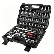 94 Piece 1/2" & 1/4" Drive Socket Set Screwdriver Ratchet Bits Wrench Tool Kit