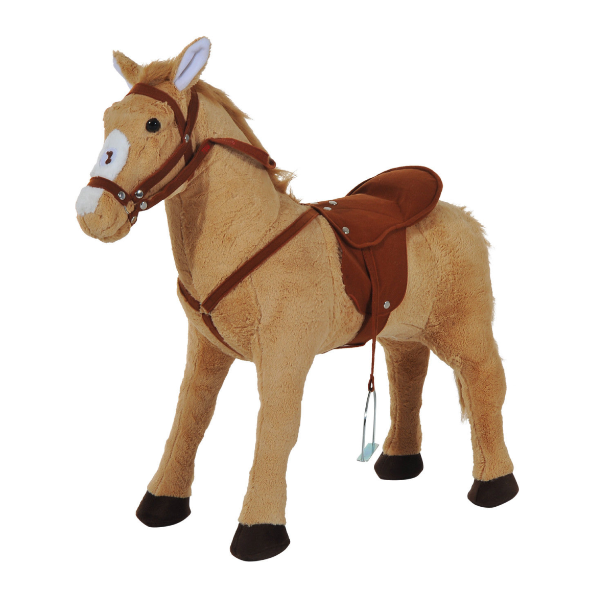cortex-london-windsor-standing-horse-plush-ride-on-toy-neighing-sound
