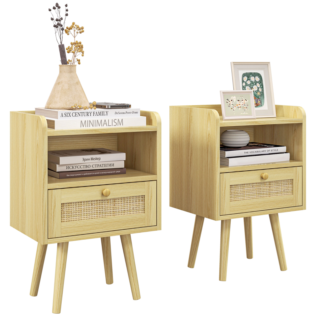 cortex-london-york-rattan-bedside-tables-set-of-2-with-drawer-storage