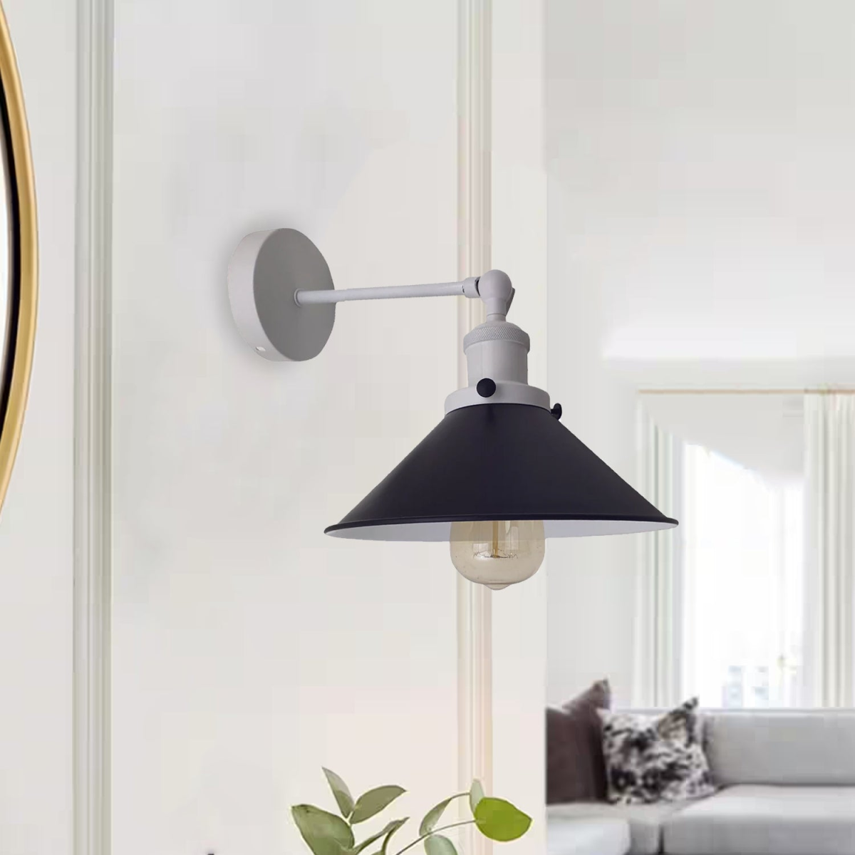 cortex-london-bath-adjustable-black-white-iron-wall-sconce-light-e27-bulb-included