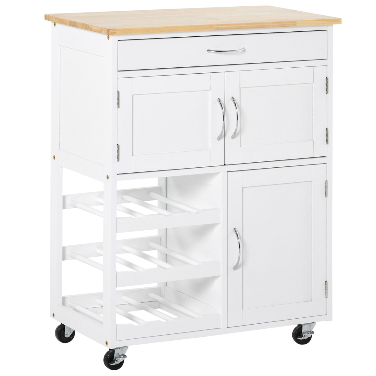 cortex-london-york-white-kitchen-trolley-9-bottle-wine-rack-drawer-rubberwood-countertop