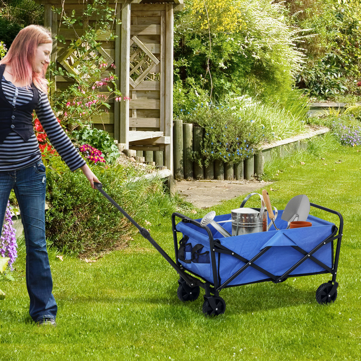 cortex-london-windsor-folding-hand-truck-with-cargo-bag-blue-120-kg