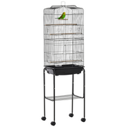 cortex-london-windsor-metal-bird-cage-with-rolling-stand-black
