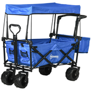 cortex-london-windsor-blue-folding-trolley-cart-with-canopy-four-wheels