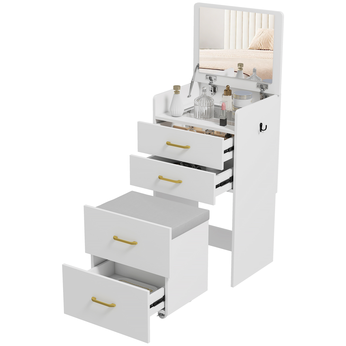cortex-london-windsor-white-dressing-table-vanity-desk-mirror-cushioned-stool