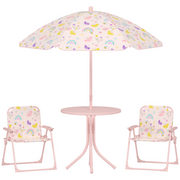 cortex-london-windsor-rainbow-kids-garden-table-chair-set-with-parasol-pink