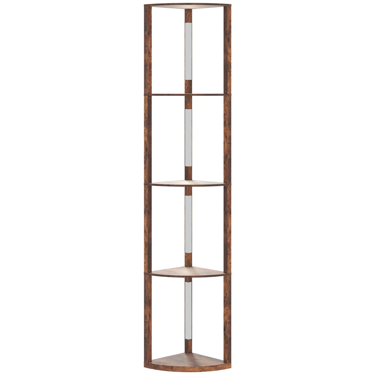 HOMCOM 4-Tier Corner Floor Lamp