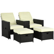 cortex-london-windsor-5-level-rattan-sun-lounger-set-two-footstools-storage-side-table