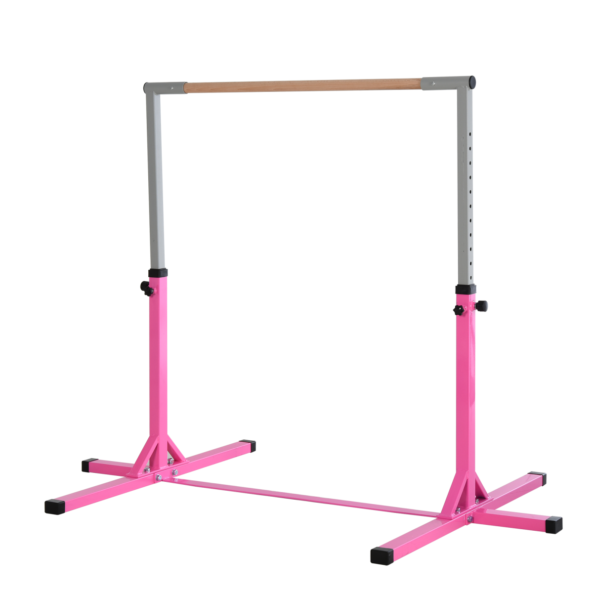 cortex-london-windsor-adjustable-kids-gymnastics-horizontal-bar-steel-frame-beech-wood