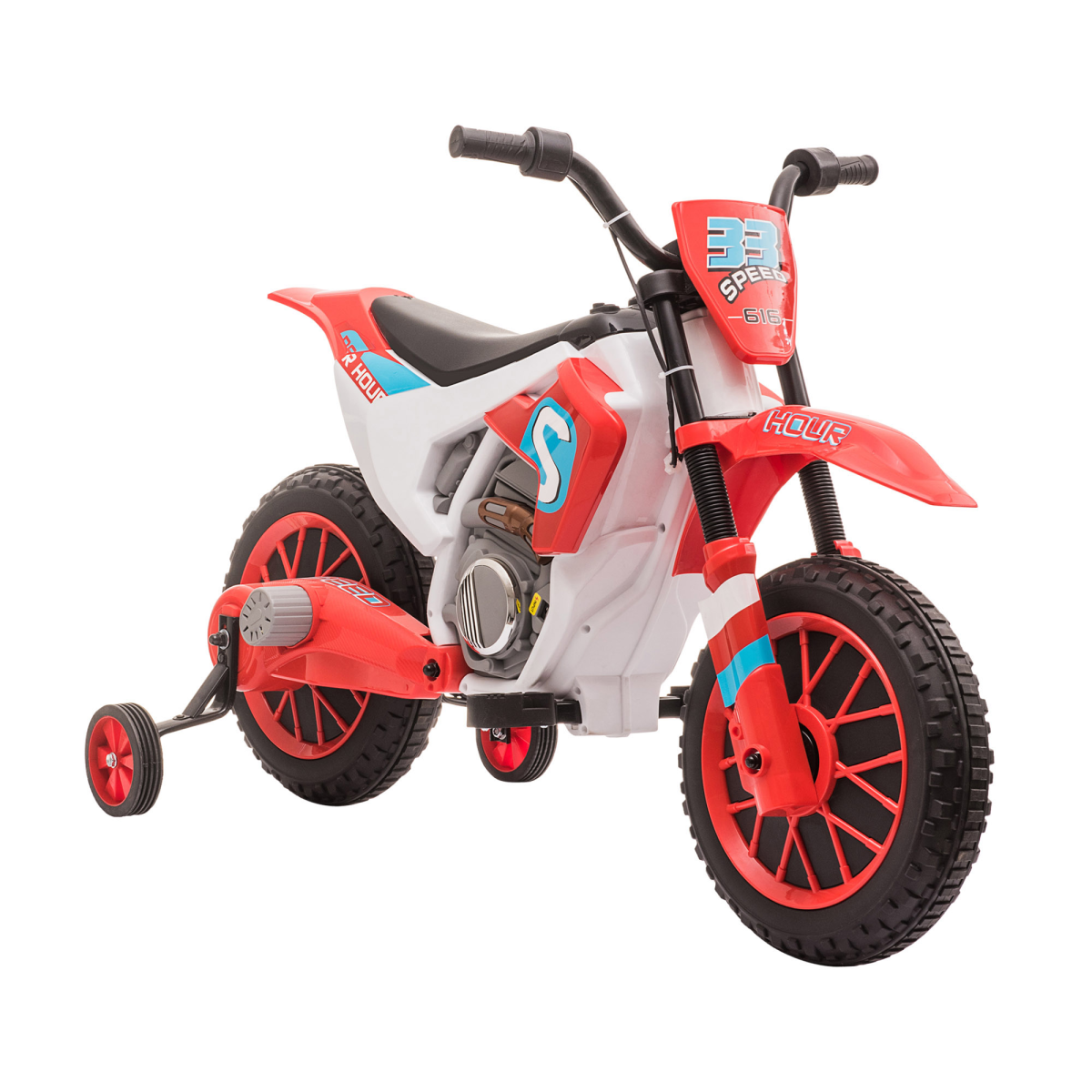 cortex-london-windsor-red-kids-electric-motorbike-ride-on-training-wheels